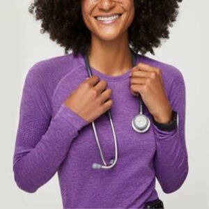 Figs women's Heathered Magic Purple Salta - Performance
Underscrub - S